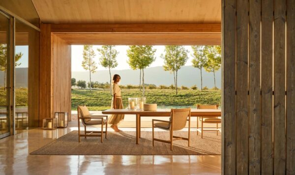 Gartenstuhl aus Teakholz mit Armlehnen | TRIBÙ | Amanu - Image 9