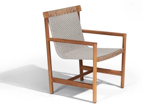 Gartenstuhl aus Teakholz mit Armlehnen | TRIBÙ | Amanu - Image 3
