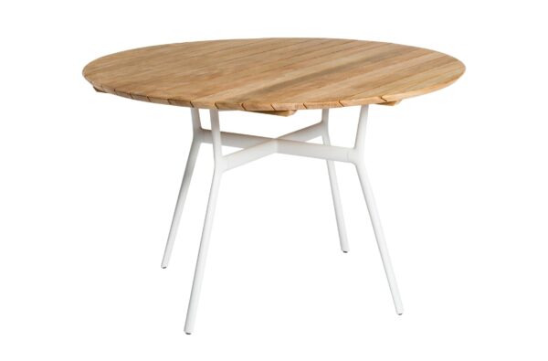 Runder Gartentisch aus Aluminium und Holz | TRIBÙ | Branch - Image 5
