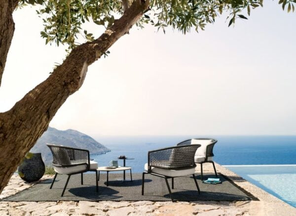 Lounge Gartensessel aus Seil mit Armlehnen | TRIBÙ | CTR - Image 5