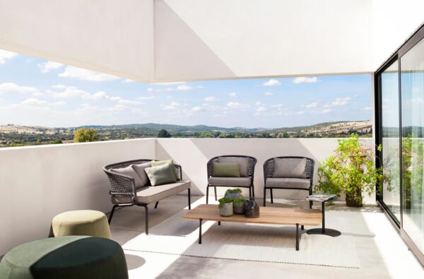 Lounge Gartensessel aus Seil mit Armlehnen | TRIBÙ | CTR - Image 6