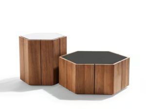 Sechseck- Garten-Beistelltisch | TRIBÙ | Hexagon