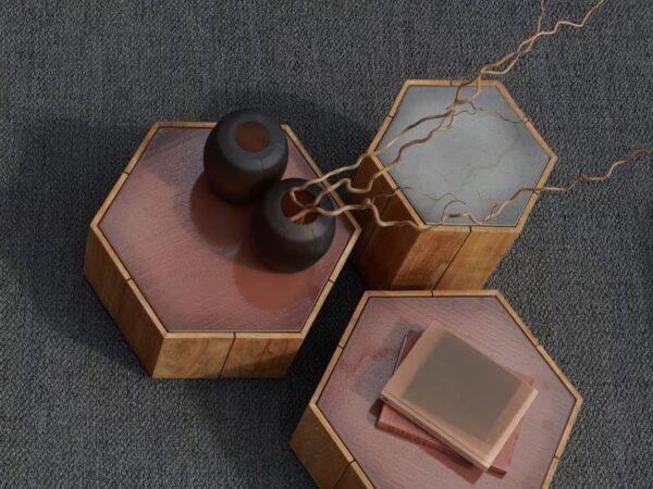 Sechseck- Garten-Beistelltisch | TRIBÙ | Hexagon - Image 2