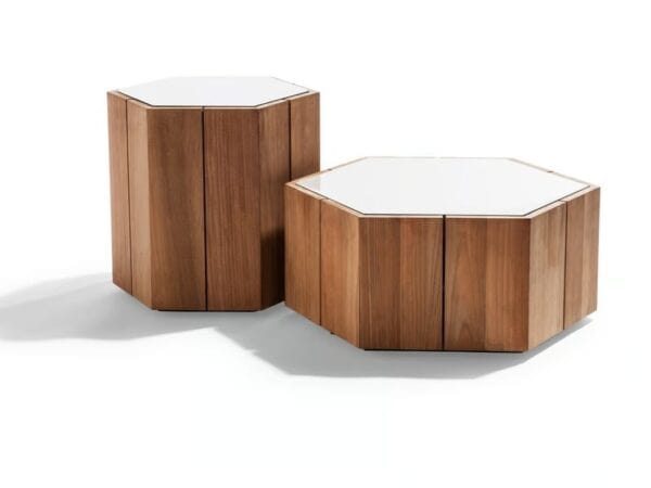Sechseck- Garten-Beistelltisch | TRIBÙ | Hexagon - Image 11