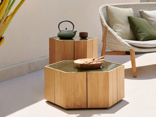 Sechseck- Garten-Beistelltisch | TRIBÙ | Hexagon - Image 5