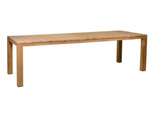 Rechteckiger Esstisch aus Teakholz | TRIBÙ | Kos