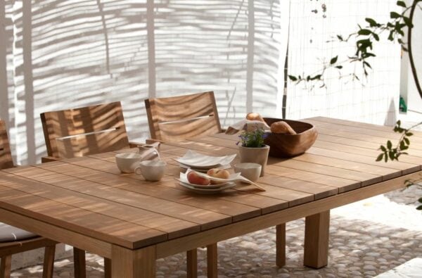 Rechteckiger Esstisch aus Teakholz | TRIBÙ | Kos - Image 6