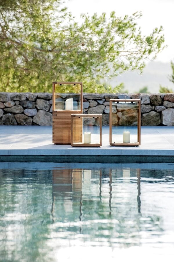 Laterne aus Teakholz | TRIBÙ | Accessories - Image 3