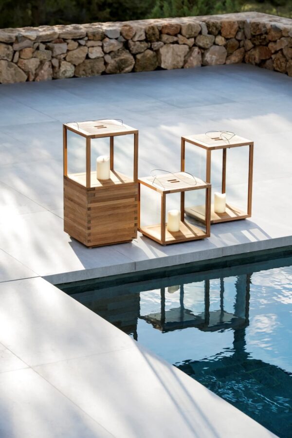 Laterne aus Teakholz | TRIBÙ | Accessories - Image 2
