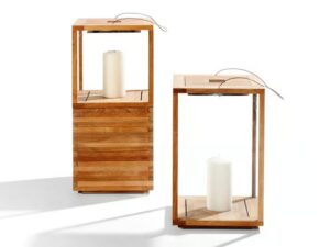 Laterne aus Teakholz | TRIBÙ | Accessories