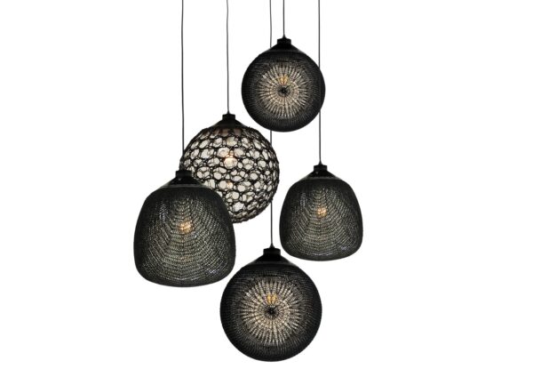 Handgearbeitete Pendelleuchte aus Polyethylen | TRIBÙ | Monsieur Tricot - Image 2