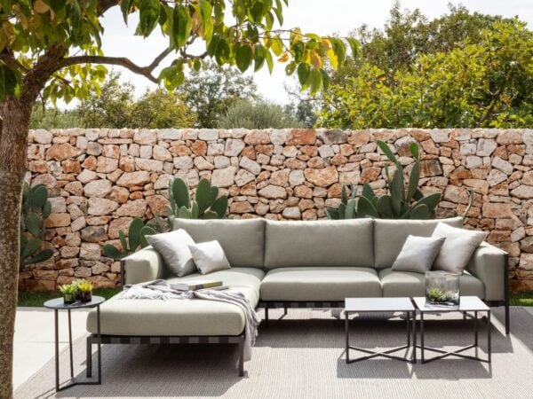 Hoch- runder Couchtisch aus pulverbeschichtetem Aluminium | TRIBÙ | Natal Alu - Image 6