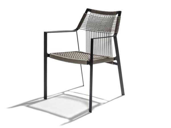 Gartenstuhl aus Canax® mit Armlehnen | TRIBÙ | Nodi - Image 3