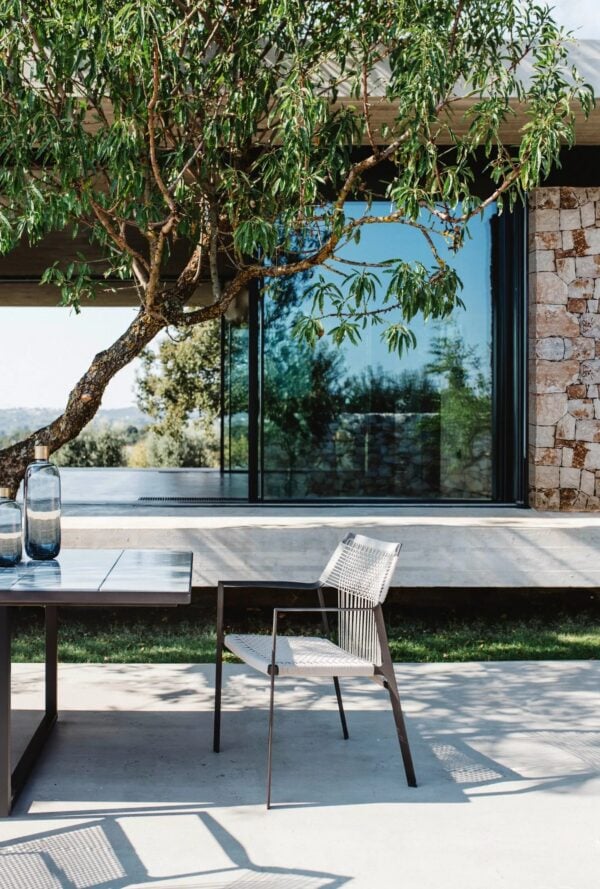 Gartenstuhl aus Canax® mit Armlehnen | TRIBÙ | Nodi - Image 11