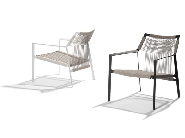 Lounge Gartensessel aus Canax® mit Armlehnen | TRIBÙ | Nodi - Image 14