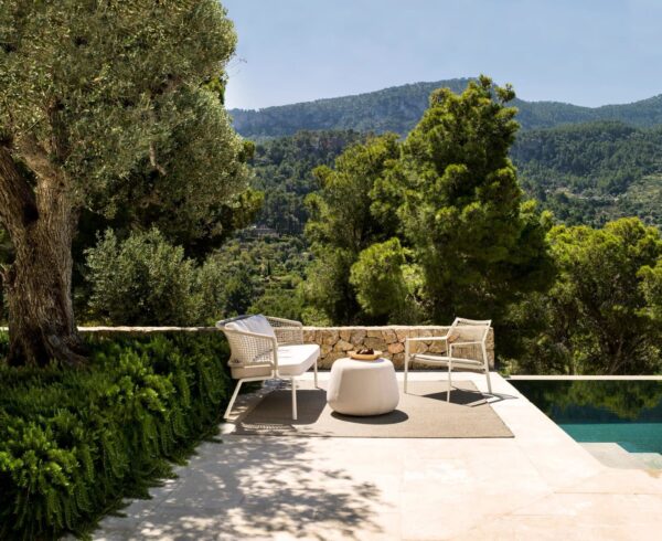 Lounge Gartensessel aus Canax® mit Armlehnen | TRIBÙ | Nodi - Image 13