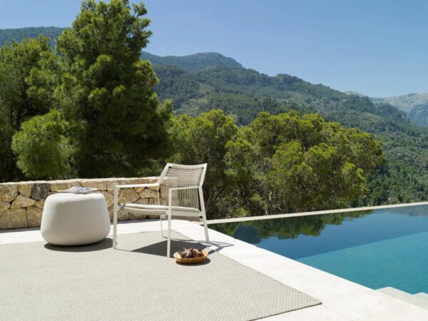 Lounge Gartensessel aus Canax® mit Armlehnen | TRIBÙ | Nodi - Image 12