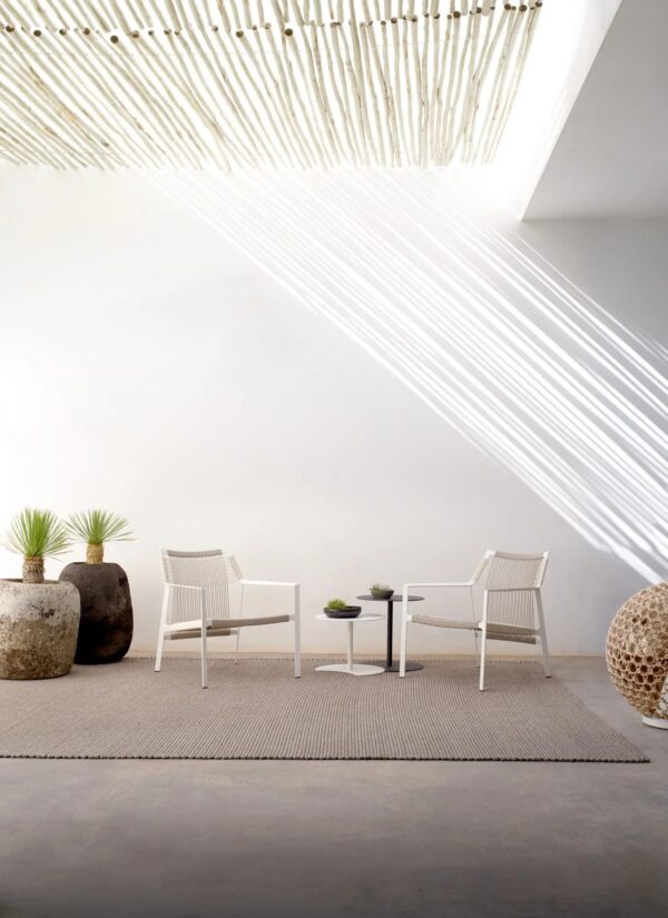 Lounge Gartensessel aus Canax® mit Armlehnen | TRIBÙ | Nodi - Image 7