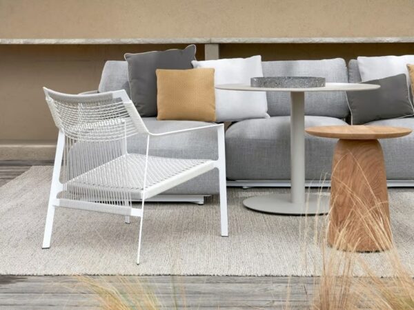 Lounge Gartensessel aus Canax® mit Armlehnen | TRIBÙ | Nodi - Image 6