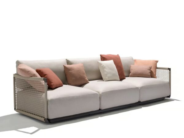 3-Sitzer Gartensofa aus Stoff | TRIBÙ | Nodi - Image 3