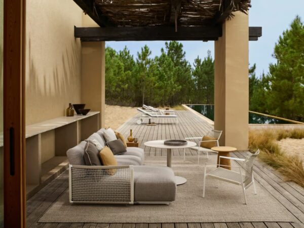 3-Sitzer Gartensofa aus Stoff | TRIBÙ | Nodi - Image 6