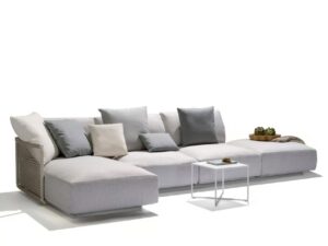 Garten Anbausofa aus Stoff | TRIBÙ | Nodi