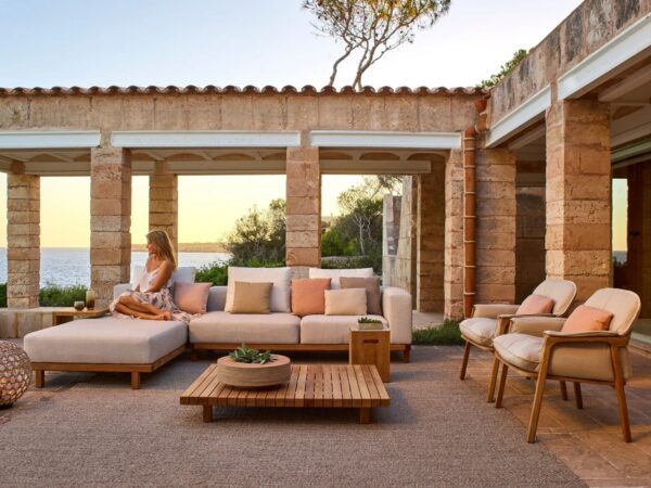 Loungesessel aus Stoff mit Armlehnen | TRIBÙ | Nomad - Image 6
