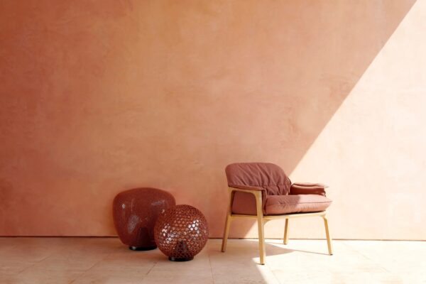 Loungesessel aus Stoff mit Armlehnen | TRIBÙ | Nomad - Image 8