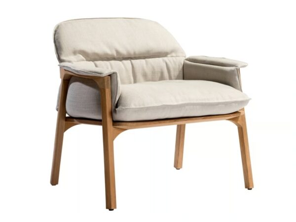 Loungesessel aus Stoff mit Armlehnen | TRIBÙ | Nomad