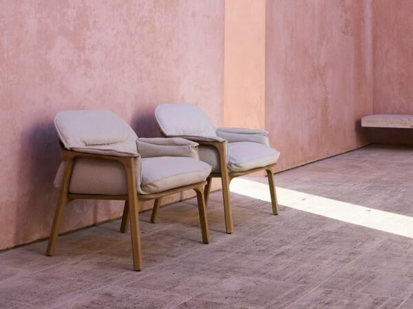 Loungesessel aus Stoff mit Armlehnen | TRIBÙ | Nomad - Image 7