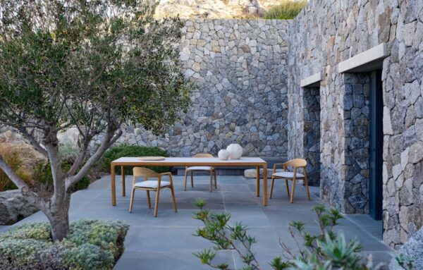 Gartenstuhl aus Teakholz mit Armlehnen | TRIBÙ | Nomad - Image 7