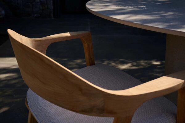 Gartenstuhl aus Teakholz mit Armlehnen | TRIBÙ | Nomad - Image 5