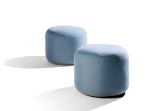 Runder Sitzpouf für den Außenbereich aus Stoff | TRIBÙ | Accessories
