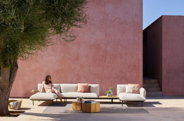 Modulares Garten Ecksofa aus Stoff | TRIBÙ | Senja - Image 7