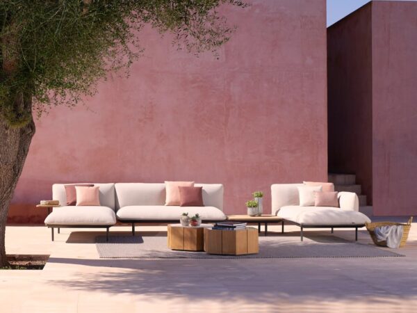 Modulares Garten Ecksofa aus Stoff | TRIBÙ | Senja - Image 2