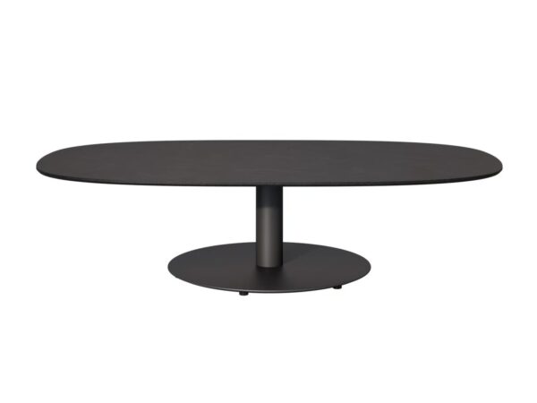 Niedriger ovaler Garten-Beistelltisch aus Keramik | TRIBÙ | T-Table - Image 2