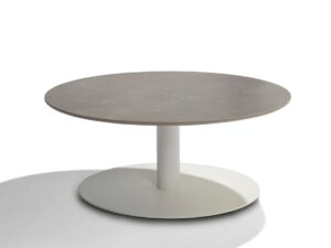 Niedriger runder Garten-Beistelltisch aus Keramik | TRIBÙ | T-Table
