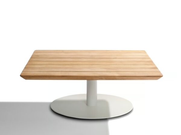 Niedriger quadratischer Garten-Beistelltisch aus Teakholz | TRIBÙ | T-Table - Image 3