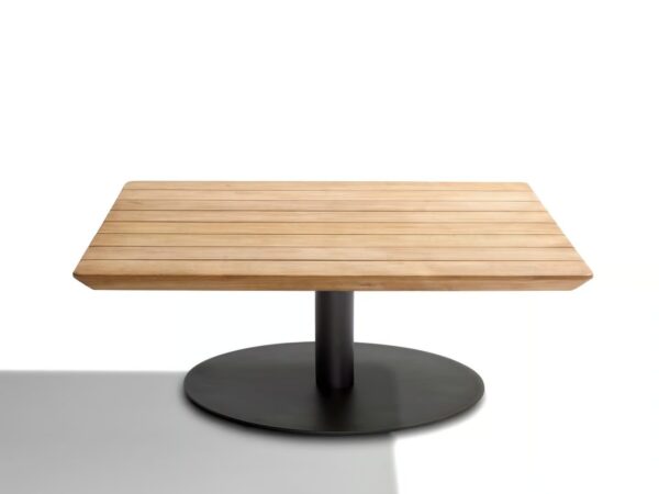 Niedriger quadratischer Garten-Beistelltisch aus Teakholz | TRIBÙ | T-Table - Image 2