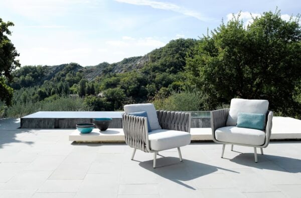 Gartensessel aus Stoff mit Armlehnen | TRIBÙ | Tosca - Image 13