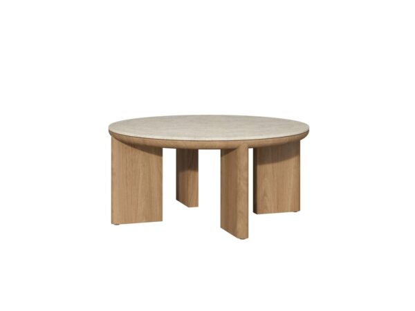 Runder Couchtisch aus Teakholz | TRIBÙ | Amanu - Image 5