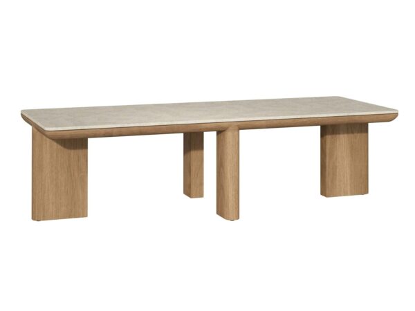 Rechteckiger Couchtisch aus Teakholz | TRIBÙ | Amanu - Image 3