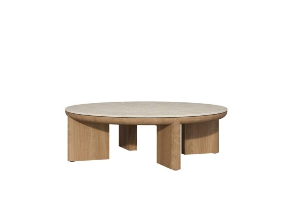 Runder Couchtisch aus Teakholz | TRIBÙ | Amanu - Image 4