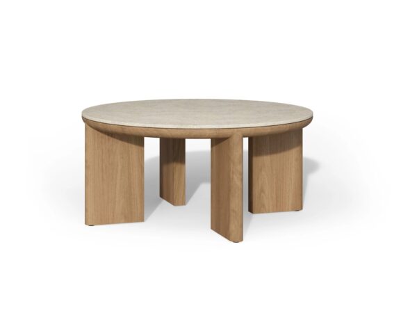 Runder Couchtisch aus Teakholz | TRIBÙ | Amanu - Image 6
