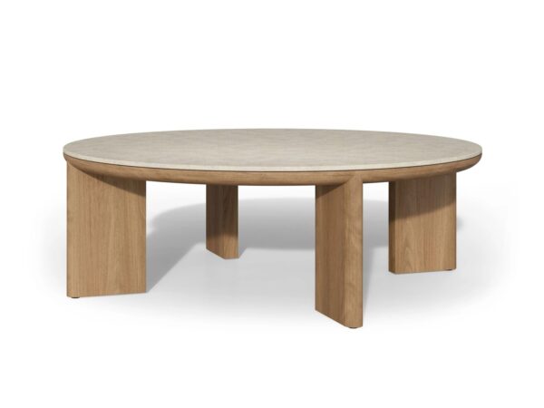 Runder Couchtisch aus Teakholz | TRIBÙ | Amanu - Image 3