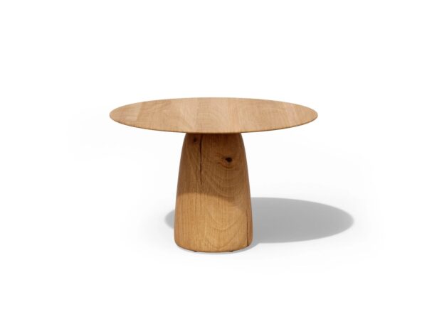 Niedriger runder Garten-Beistelltisch aus Teakholz | TRIBÙ | Dunes - Image 2