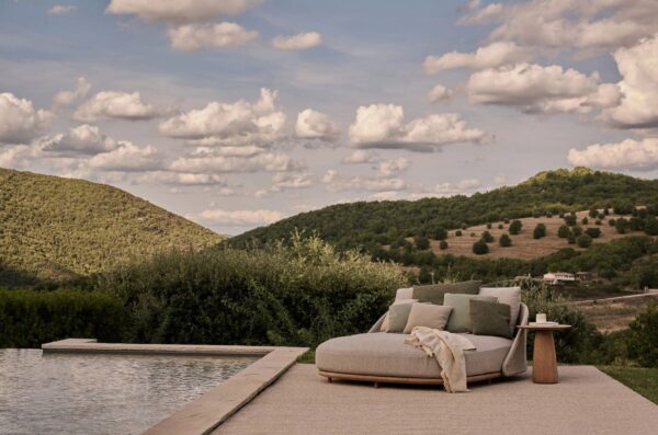 Garten-Beistelltisch aus Teakholz | TRIBÙ | Dunes - Image 7