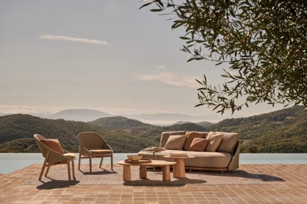 Garten-Beistelltisch aus Teakholz | TRIBÙ | Dunes - Image 5