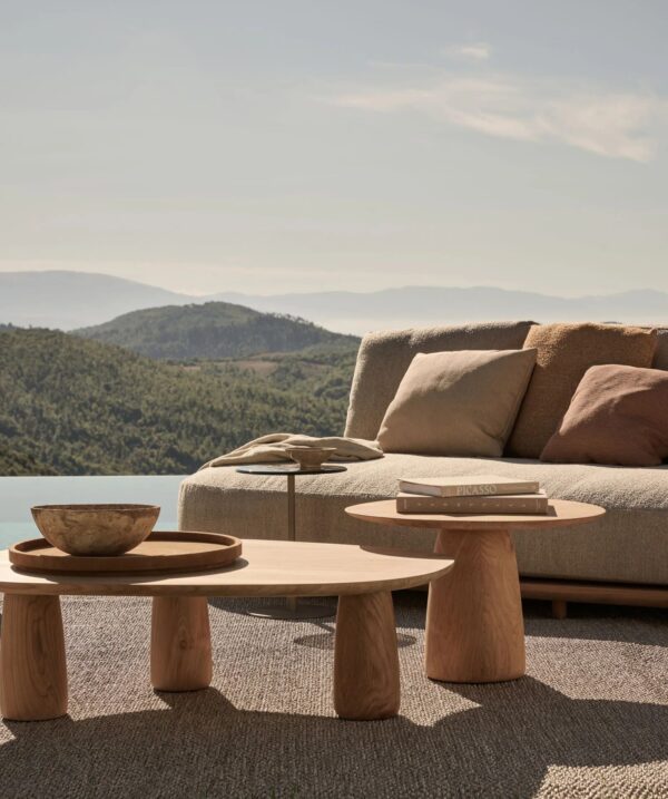 Garten-Beistelltisch aus Teakholz | TRIBÙ | Dunes - Image 3