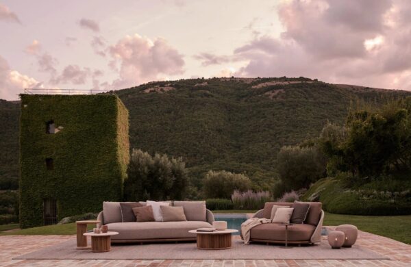 3-Sitzer Gartensofa aus Teakholz | TRIBÙ | Elio - Image 5